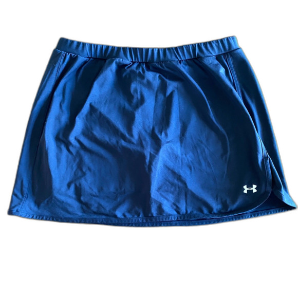 Under Armour Navy Heatgear Skort Women's Medium - Picture 1 of 11